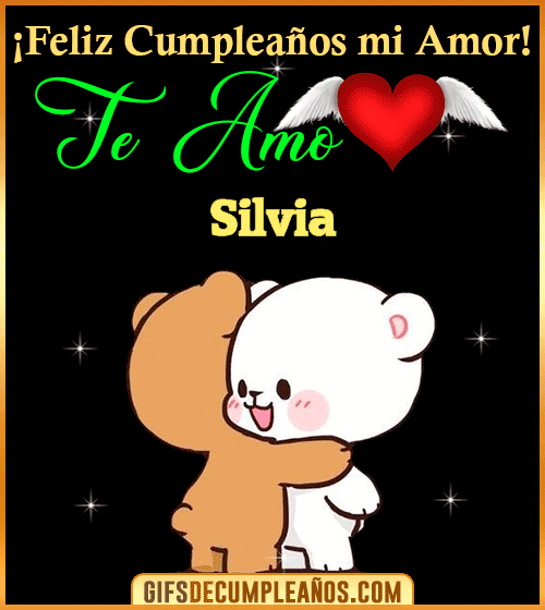 Feliz Cumpleaños mi amor Te amo Silvia.